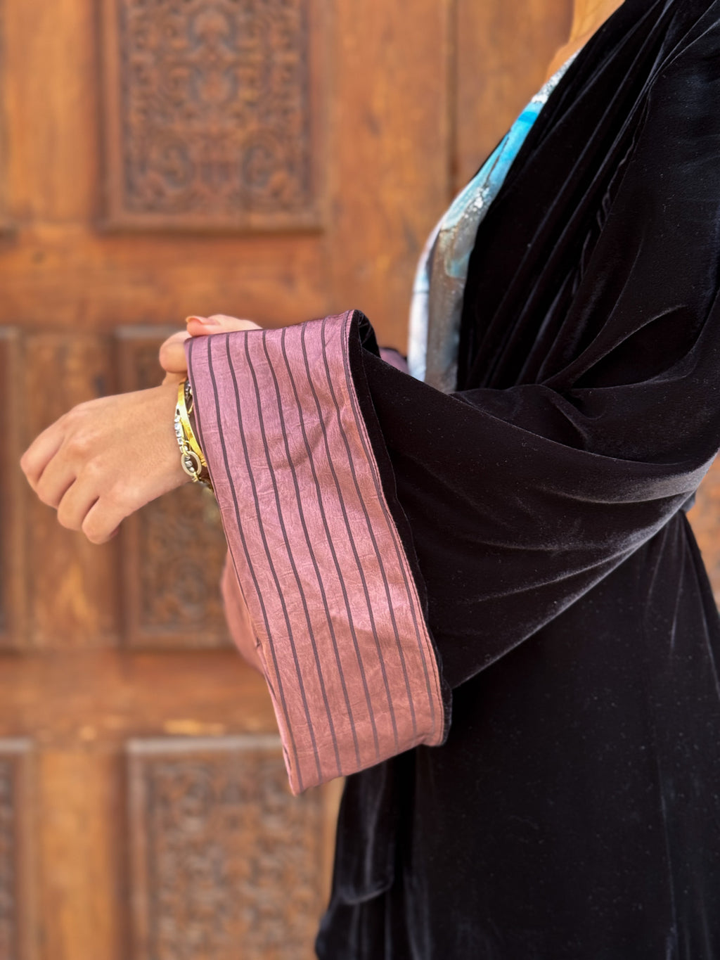 Layl Imprinted Kaftan