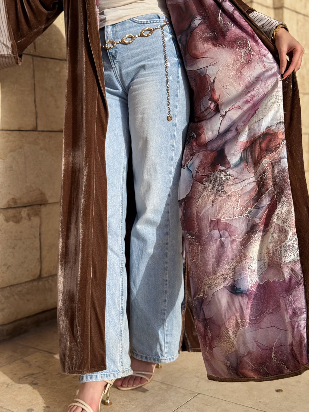 Shuruq Imprinted Kaftan