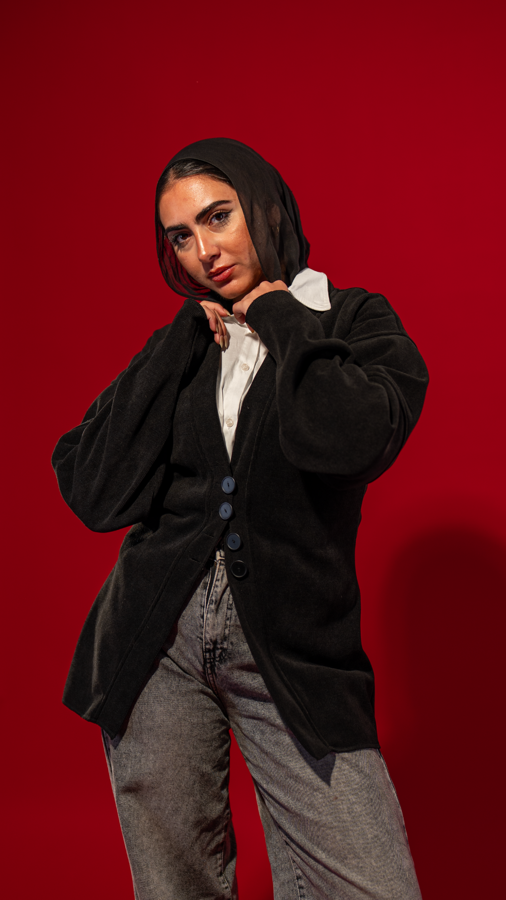 Night Shade Sculpted Cardigan