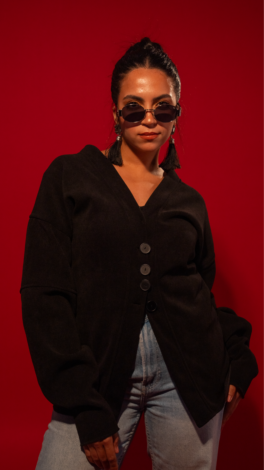 Night Shade Sculpted Cardigan