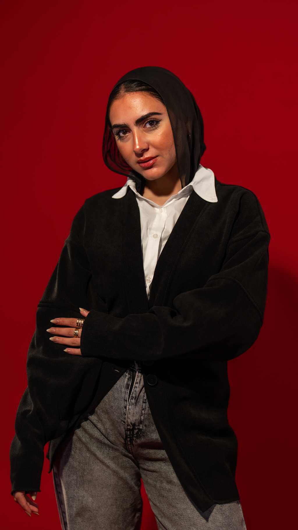 Night Shade Sculpted Cardigan