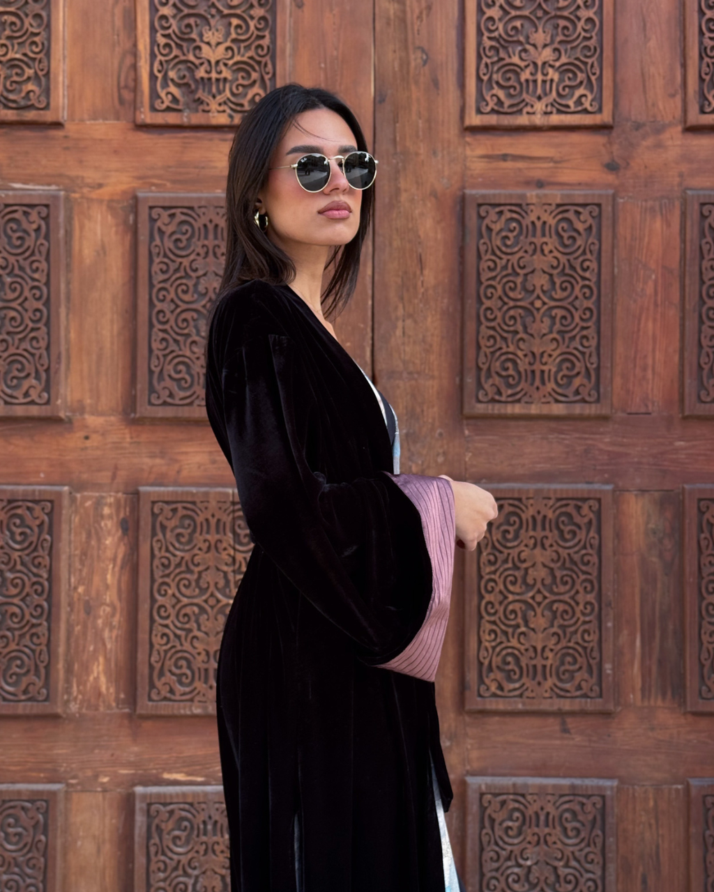 Layl Imprinted Kaftan